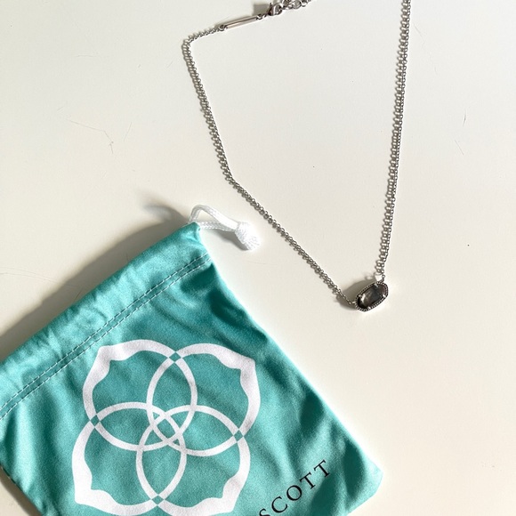 Slate Gray Kendra Scott Elisa Necklace - Picture 3 of 4